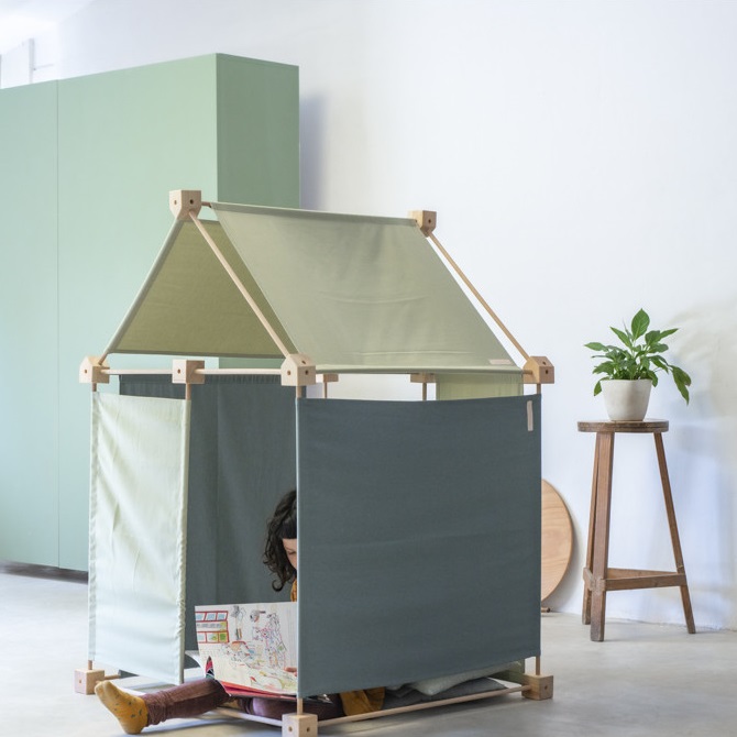 Drewniane klocki konstrukcyjne Trigonos